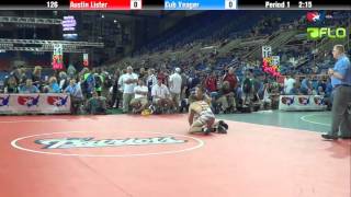 Junior 126 - Austin Lister (Oregon) vs. Cub Yeager (Oklahoma)