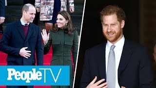 Business As Usual: Prince William, Kate & Prince Harry Appear Separately Amid Royal Exit | PeopleTV