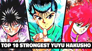 Top 10 Strongest Yu Yu Hakusho Characters Ranked Doovi