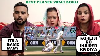 Virat Kohli Angry Moments || Pakistani Reaction || Kohli Injured || 😡😡😲