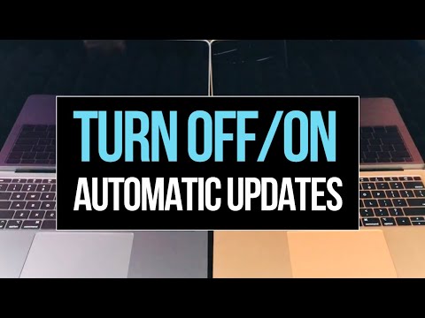 How to Turn Off / On Automatic Updates on MacBook, MacBook Air, MacBook Pro