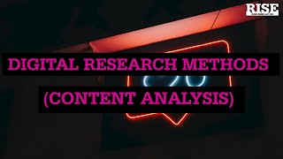 Digital Research Methods Intro