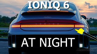 👉AT NIGHT: 2024 Hyundai IONIQ 6 SE Base Model EV -- Lighting Analysis + Night Drive