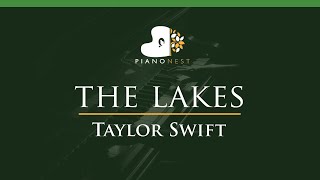 Taylor Swift - the lakes - LOWER Key (Piano Karaoke Instrumental)