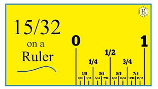 How to Find 15/32 on a Ruler or Tape Measure