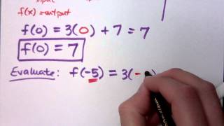 College Algebra - Part 69 (Proper Function Notation)