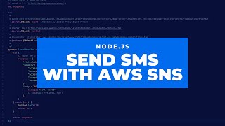 How To Send SMS Verification Code Using AWS SNS Lambda