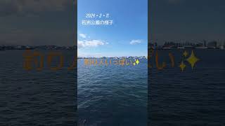 江東区立若洲海浜公園　2・１1　今度は海釣りで✨