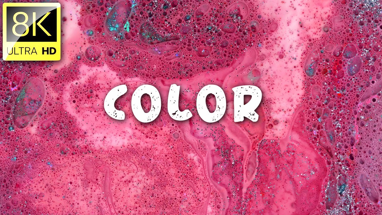 Abstract Color Mix Collection In 8k Ultra Hd 60 Fps Satisfying