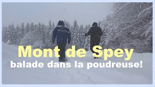 Balade dans la poudreuse du Mont de Spey J3 - Haut Doubs Vacances de Noel 2024