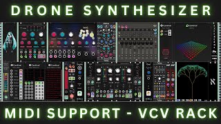 Drone Synthesizer (VCV Rack/Cardinal) MIDI Support