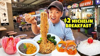 24 Hours Eating ONLY Michelin Restaurants in Singapore |  $2 vs $276 Michelin BREAKFAST vs. DINNER