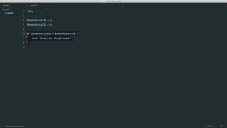 PHP Basics: IF statements and operators: Comparison operators (16/35)