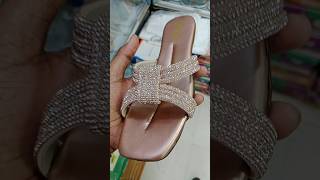 New ladies flat fancy slippers #youtubeshorts #trendingshorts #newrshoes