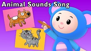 Animal Sounds Song + More | Learn English with Art Mouse | Mother Goose Club Phonics Songs