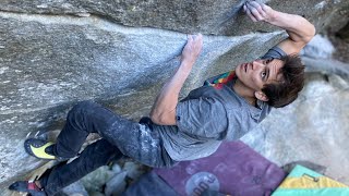 New Base Line (8B+/v14) uncut - Luis Gerhardt