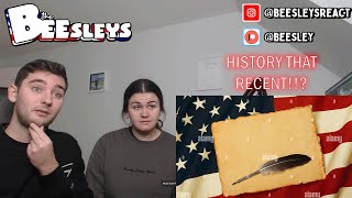 British Couple Reacts to History of the U.S. Flag