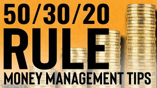 50/30/20 Rule for MONEY MANAGEMENT