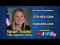 ssptv news legislative update with state rep. tarah toohil