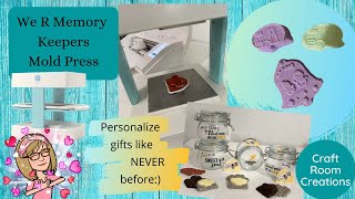 We R Memory Keepers Mold Press! Fun Ideas for things to mold:) Mold household/craft room items!!