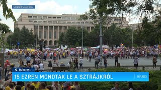 15 ezren mondtak le a sztrájkról – Erdélyi Magyar Televízió