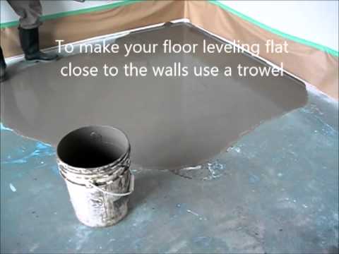 Self Leveling Floor Compound: How-to Prepare And Put Concrete Floor ...