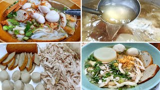 ก๋วยเตี๋ยวไก่น้ำใส น้ำซุปสีทองผ่องอำไพ น่าทานยิ่งนัก Clear chicken stock (For Thai noodle soup)