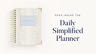 Peek Inside the 2023-2024 Daily Simplified Planner | Simplified® by Emily Ley