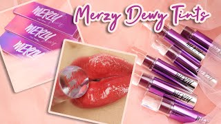 Merzy Aurora Dewy Tint Lip Swatches