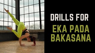 Drill for Eka Pada Bakasana