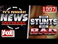 TV's Funniest News Outtakes & When Stunts Go Bad 1997 FOX KPDX Special with Original Commercials