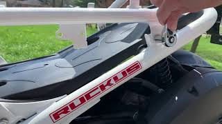 Honda Ruckus Mods/How to Install a Lower seat frame DIY