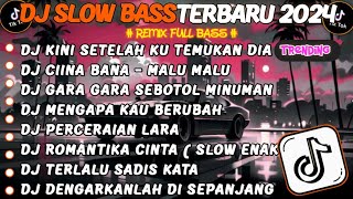 DJ SLOWBASS TERBARU 2024 • DJ AKU KHIANATI KARNA SALAHMU SENDIRI ~ TIKTOK VIRAL FULL BASSD