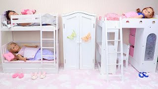 Baby Dolls Bunk Bedroom Organization!  Compilation by Play Toys!