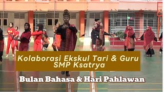 TARI SIGULEMPONG - BATAK TOBA, PENAMPILAN GURU DAN EKSKUL TARI SMP KSATRYA