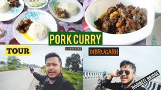 #Dibrugarh, Assam tour  #pork | EP 1 | #Friend calling | #Cooking recipes |Ride along| Assamese vlog