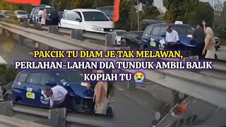 INSIDEN DI LORONG KANAN, WANITA NAIK TANGAN HINGGA KOPIAH PAKCIK TEKSI TERC4MPAK