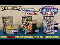 CELEBRATIONS vs CROWN ZENITH vs CHILLING REIGN Pokemon Card Opening Battle! + GIVEAWAY!!