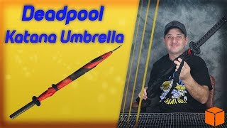 Deadpool Katana Umbrella Marvel || Unboxing