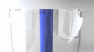 A Cylinder Shaped Acrylic Aquarium