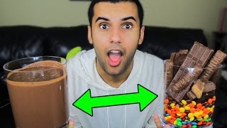 DRINKING THE CHOCOLATIEST DRINK ON THE EARTH!!!! DIY!!!