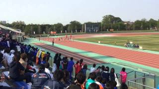 2015年 埼玉県学校総体 西部地区大会 男子100m決勝