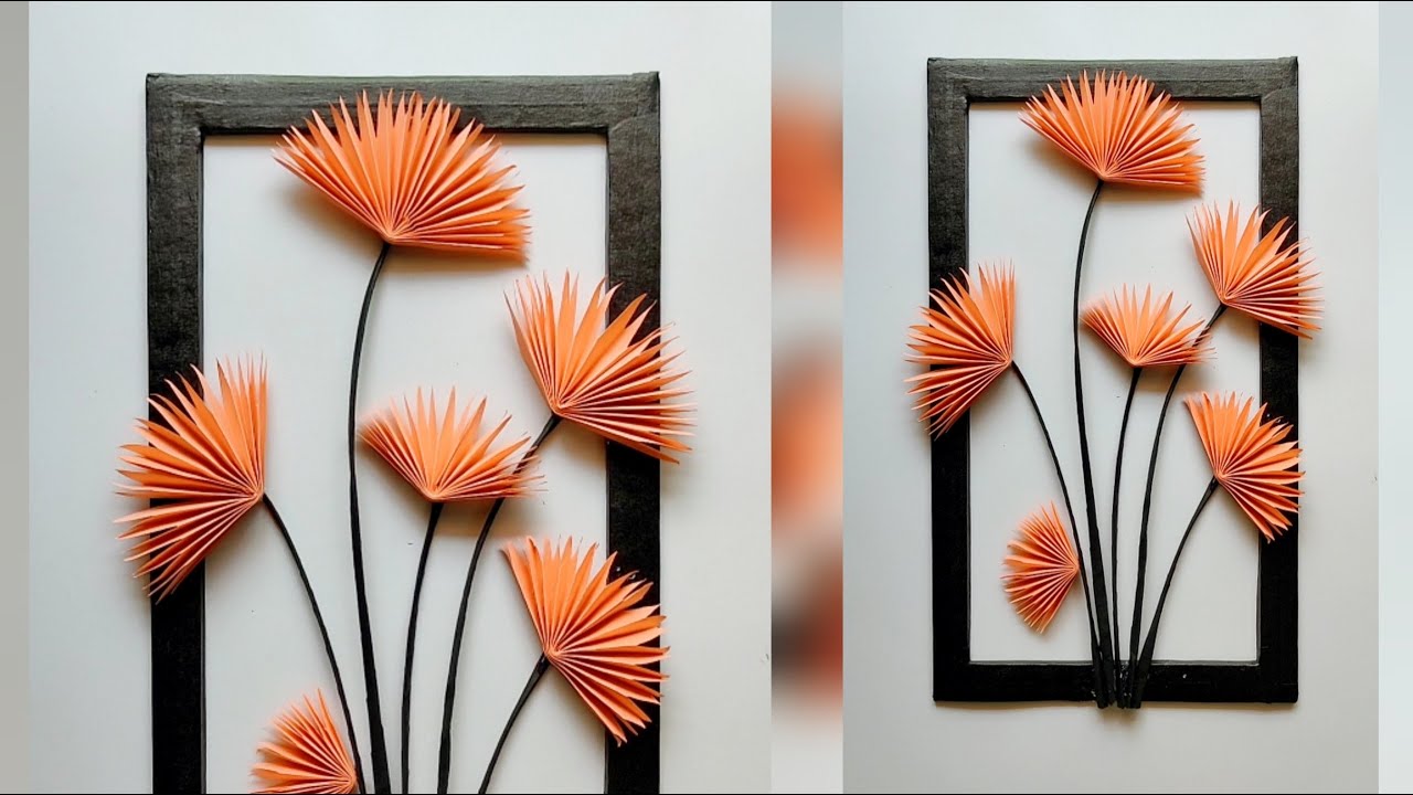 DIY Beautiful Wall Hanging || Room Decor Idea || Easy Paper Craft - YouTube