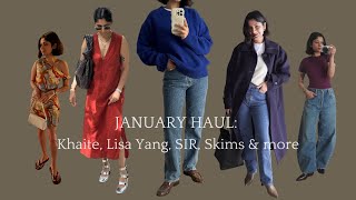 January Haul: Khaite, SKIMS, Lisa Yang, SIR & more