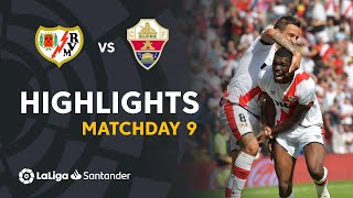 Highlights Rayo Vallecano vs Elche CF (2-1)