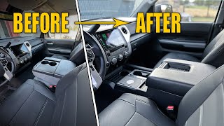 2.5 Gen ( 2014 - 2021 ) Tundra Center Console Swap - More Storage Than the Factory Bench Seat