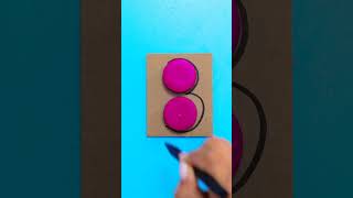 ✨LEARN TO WRITE NUMBERS with SIMPLE STENCILS! 🔢✍️ #preschool #shorts