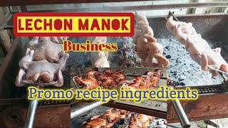 LECHON MANOK BUSINESS PROMO RECIPE INGREDIENTS