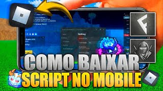 ❄️Como Baixar e Colocar SCRIPT no Blox Fruits MOBILE/CELULAR e PC (LINK DIRETO)🔗 - Instalar Executor