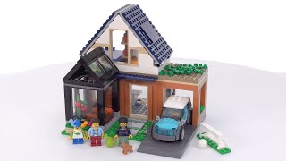 LEGO City Family House & Electric Car 60398 review! Homes for minifigs are too rare